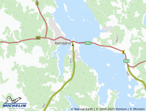 MICHELIN-Landkarte Pöyliövaara - ViaMichelin