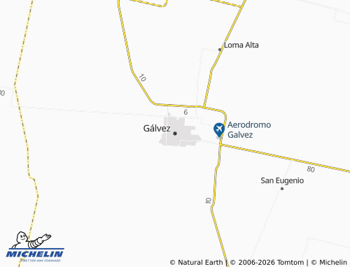 Carte MICHELIN Gálvez - ViaMichelin