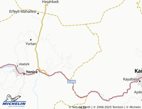 Mapa MICHELIN Yirmibeşoğlu - ViaMichelin