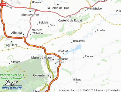 MICHELIN Gaianes map - ViaMichelin