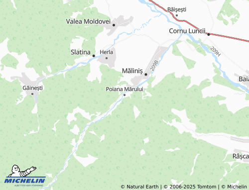 MICHELIN Poiana Mărului map - ViaMichelin