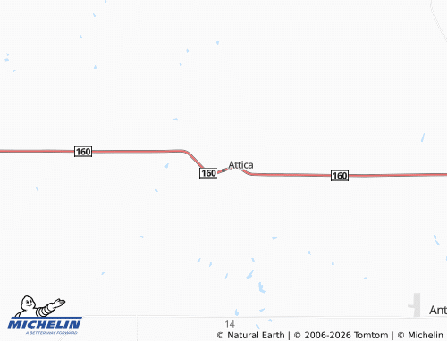 Mappa MICHELIN Attica - ViaMichelin