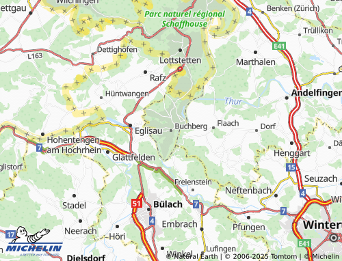 MICHELIN-Landkarte Buchberg - ViaMichelin