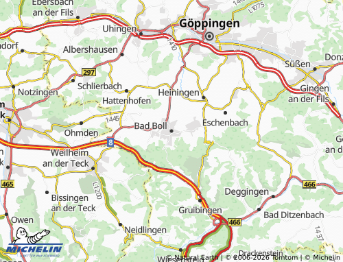 Mapa MICHELIN Bad Boll - ViaMichelin