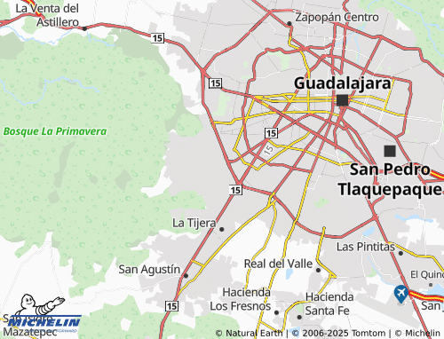 Mappa MICHELIN Jardines del Ixtepete - ViaMichelin