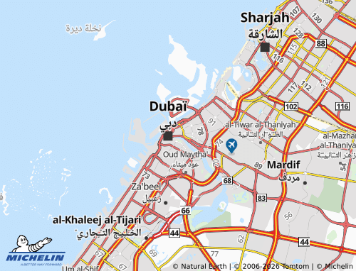 Carte MICHELIN al-Sabkhah - ViaMichelin