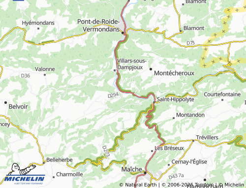 MICHELIN Bief map - ViaMichelin