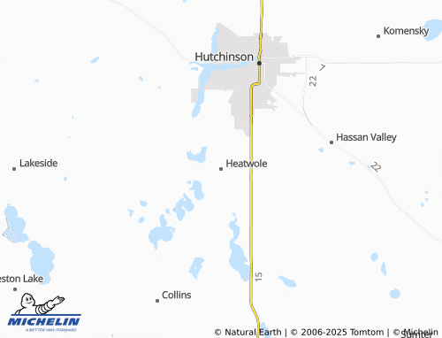 MICHELIN-Landkarte Heatwole - ViaMichelin
