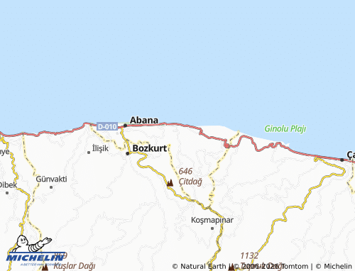 MICHELIN Çampınar map - ViaMichelin