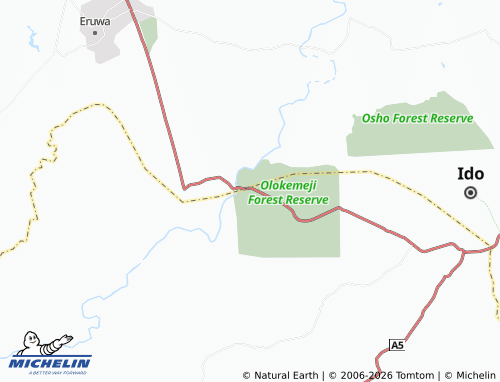MICHELIN Olokemeji map - ViaMichelin