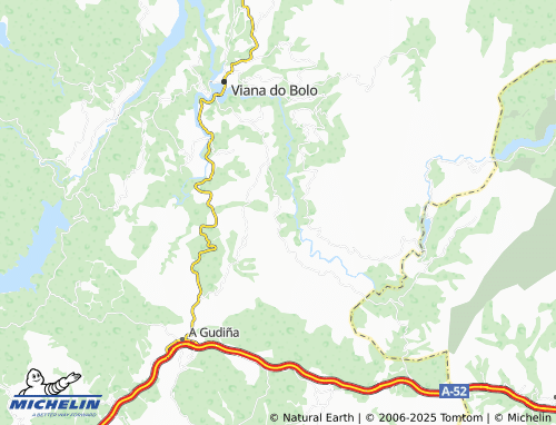 MICHELIN Vilardemilo (Santa María Madanela) map - ViaMichelin