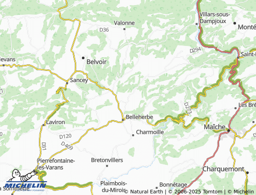 Carte MICHELIN La Grange - ViaMichelin
