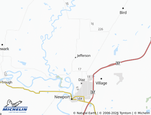Carte MICHELIN Jefferson - ViaMichelin