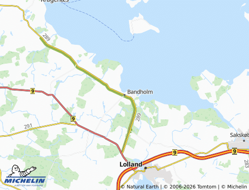 Kaart MICHELIN Bandholm - ViaMichelin