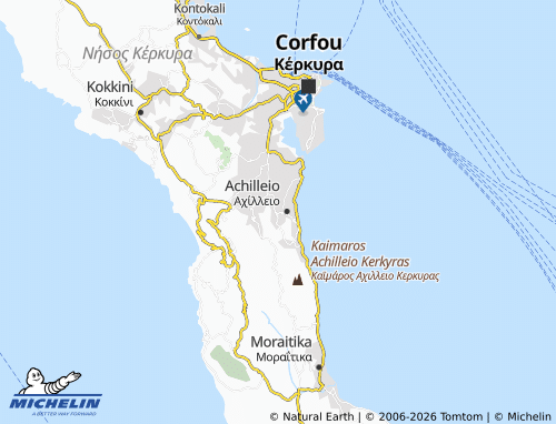 Mapa MICHELIN Gastouri - ViaMichelin