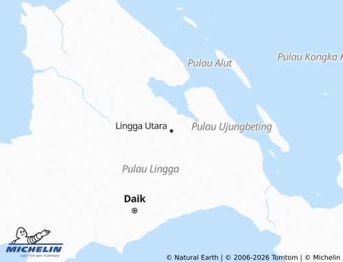 Mapa MICHELIN Lingga Utara - ViaMichelin