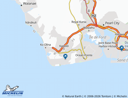 Carte MICHELIN Kapolei - ViaMichelin