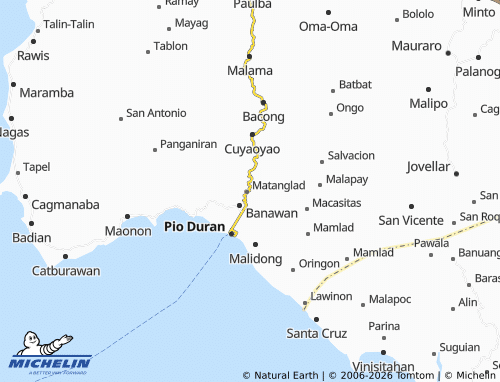 MICHELIN Binodegahan map - ViaMichelin