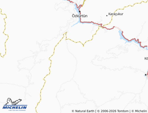 MICHELIN Demirkapı map - ViaMichelin