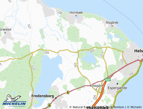 Carte MICHELIN Langesø - ViaMichelin