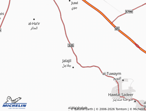 Carte MICHELIN al-Juzur - ViaMichelin