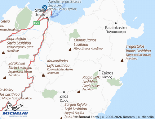 Mapa MICHELIN Karydi - ViaMichelin