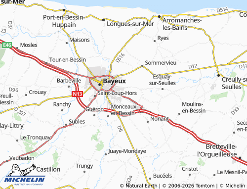 MICHELIN Saint-Martin-des-Entrées map - ViaMichelin
