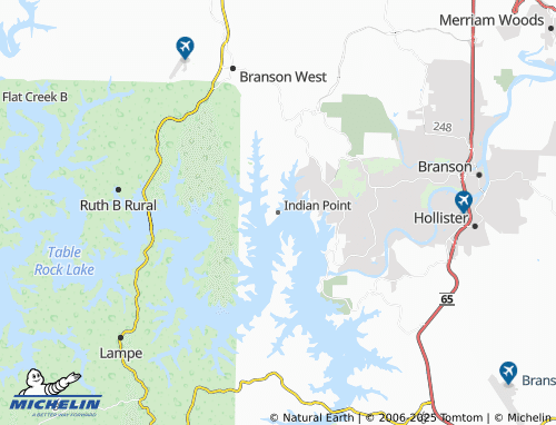 MICHELIN Indian Point map - ViaMichelin