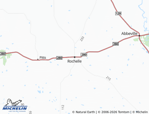 Kaart MICHELIN Rochelle - ViaMichelin
