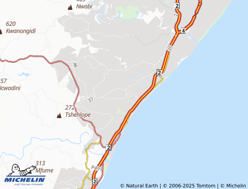 MICHELIN Iziko map - ViaMichelin