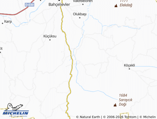 Mappa MICHELIN Eskioğlu - ViaMichelin