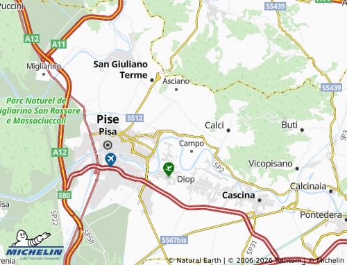 MICHELIN Colignola map - ViaMichelin