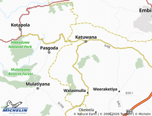 Mapa MICHELIN Konkarahena - ViaMichelin