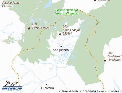 MICHELIN San Juanito map - ViaMichelin