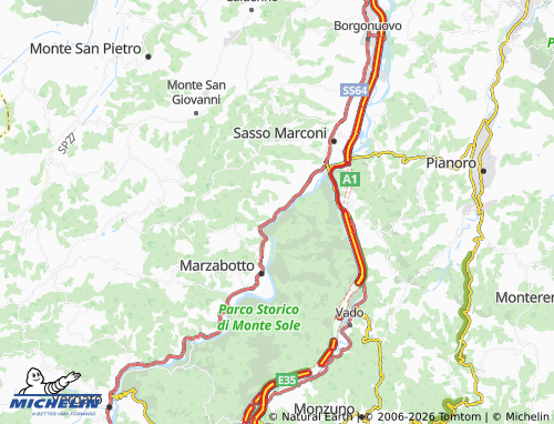 MICHELIN Casagrande map - ViaMichelin