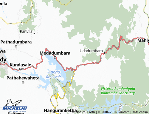MICHELIN Retiyagama map - ViaMichelin