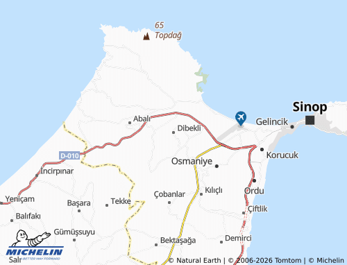 MICHELIN Dibekli map - ViaMichelin