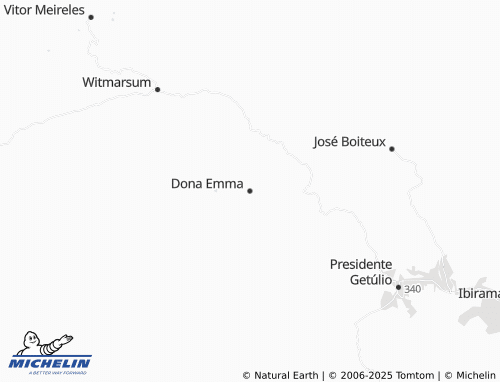 MICHELIN Dona Emma map - ViaMichelin
