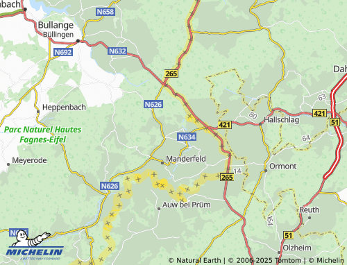 MICHELIN Merlscheid map - ViaMichelin