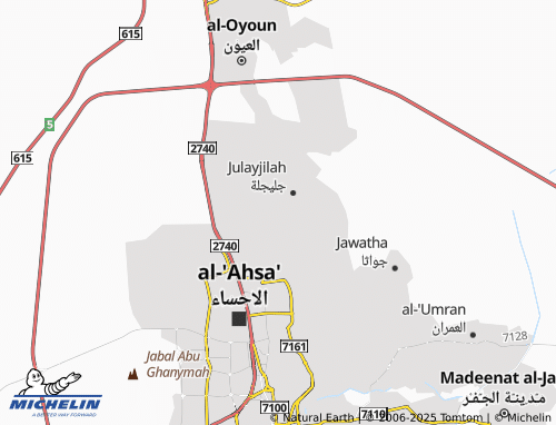 MICHELIN Julayjilah map - ViaMichelin