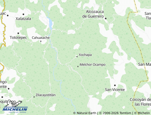 Mappa MICHELIN Tierra Blanca - ViaMichelin