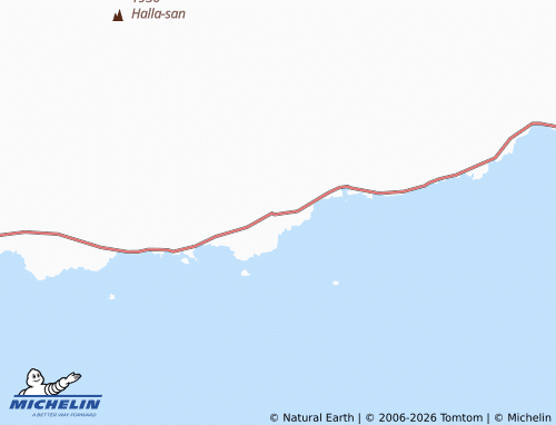 Mapa MICHELIN Seogwipo - ViaMichelin