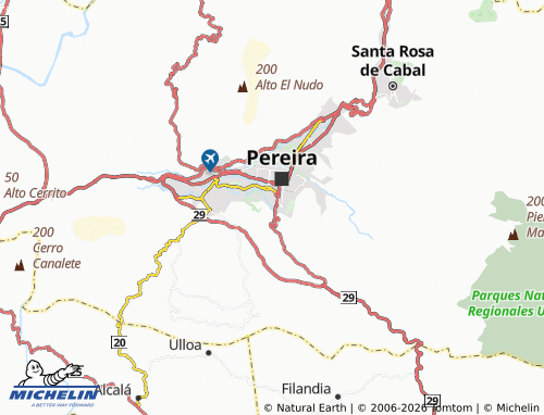 MICHELIN La Unidad map - ViaMichelin