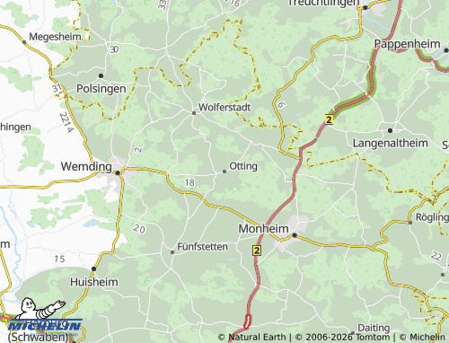 Mapa MICHELIN Otting - ViaMichelin