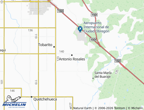 MICHELIN Antonio Rosales map - ViaMichelin