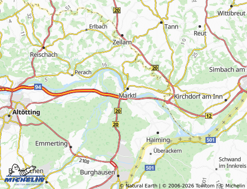 MICHELIN Bergham map - ViaMichelin