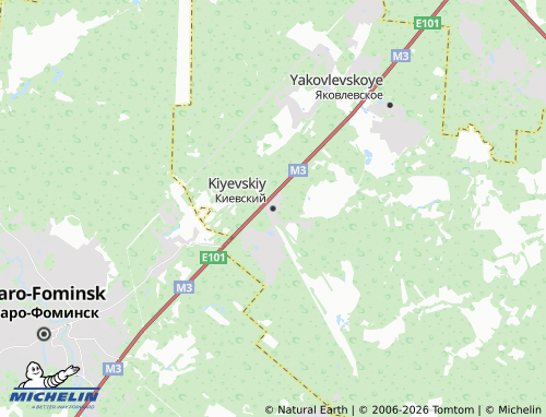 Carte MICHELIN Kiyevskiy - ViaMichelin