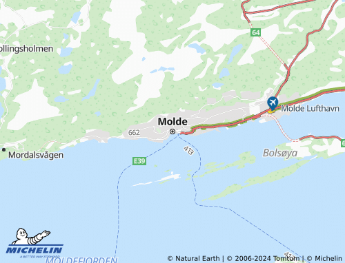 MICHELIN Molde map - ViaMichelin