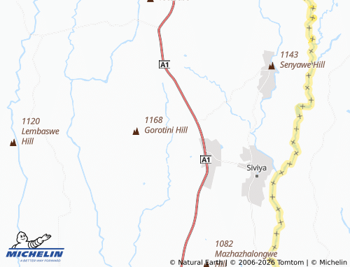 Mapa MICHELIN Sekgophana - ViaMichelin