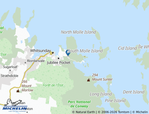 Mapa MICHELIN Mount Rooper - ViaMichelin